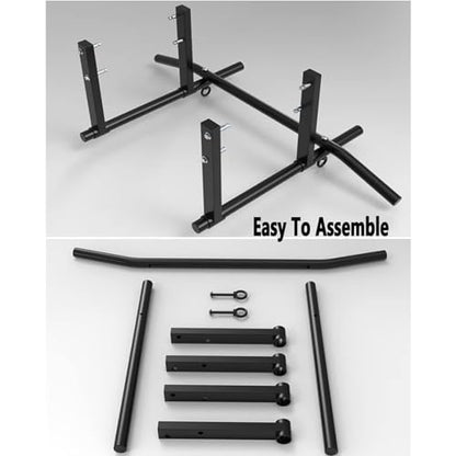 Pull-Up Bar Double-Sided Installation Indoor Fitness Equipment, Wall-Mounted Steel Fitness Bar, Multi-Function Horizontal Bar for Home Gym, Safe Load-Bearing 300 Kg