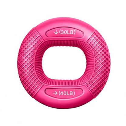 Adjustable Hand Grip Strengthener with TPE Handles for Forearm, Finger & Wrist Training - Portable Fitness Tool - color: Purple