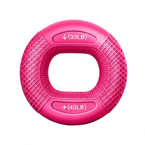Adjustable Hand Grip Strengthener with TPE Handles for Forearm, Finger & Wrist Training - Portable Fitness Tool - color: Purple