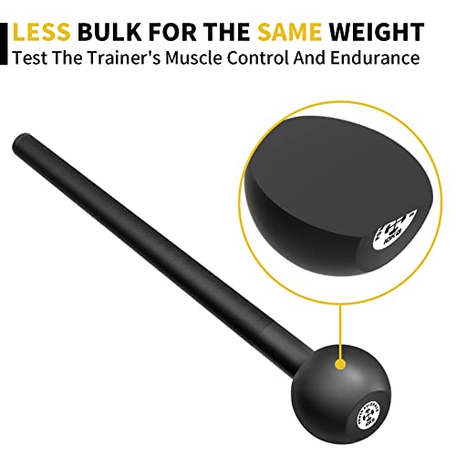 POWER GUIDANCE Steel Mace Macebell Cast Iron Training Full Body Workout, Shoulder, Core Strength, Muscles, Joints (7lb to 25lb)