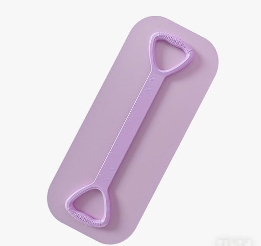Figure 8 Resistance Band with Handles,Exercise Band Elastic Bands for Working Out,Arm,Back,Shoulder Training Elastic Ropes,Exercise Equipment for Yoga, Pilates - color: Purple