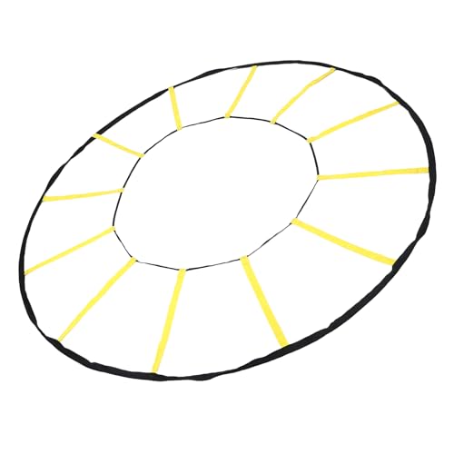 Dioche Circular Ladder for Soccer Basketball Football Training - 12 Rung Nylon Speed Trainer to Improve Footwork Coordination