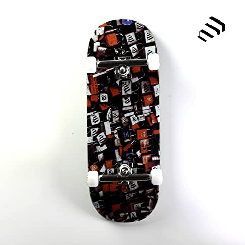 NOAHWOOD Wooden Fingerboard Complete (Noah Team 9.5S Short Nose Short Tail) Hand Mould Made(+34mm Prince Silvery Trucks)(+NW Handmade PRO Logo Wheels ii)(Wishing Locks) - color: Wishing Locks