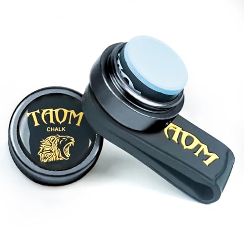 Banly Round Shaped Pool Chalk Holder, Portable Pool Chalk Cubes, Magnetic Mini Chalk Holder Pool Billiards, Pool Cue Chalk Case Container Box for Billiard Cue Tip Tool Pool Table Snooker Accessories - color: 4- Black Holder with 2.0 Chalk