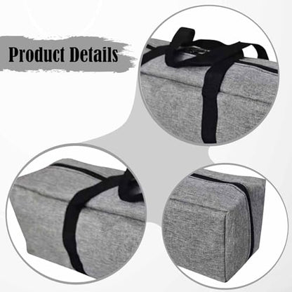 Gray Canopy Pole Bag Zippered Duffel Organizer Travelling Outdoor Camping Equipment Storage Bag for Tripod Mat Tripod Cushion, 70x15x15cm