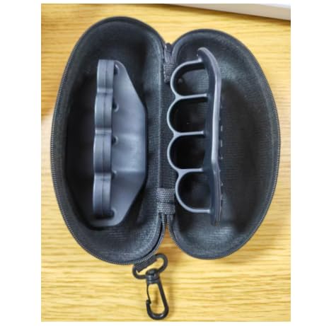 Fitness weightlifting anti-slip grip power machine, finger exercise machine, Blister Protection for Gym and Weightlifting - color: A pair of black boxes with four fingers