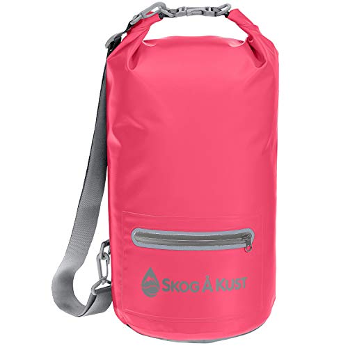 Skog Å Kust DrySak Roll Top Waterproof Bag, 5, 10 & 20 Liter - color: Pink, size: 10 Liter