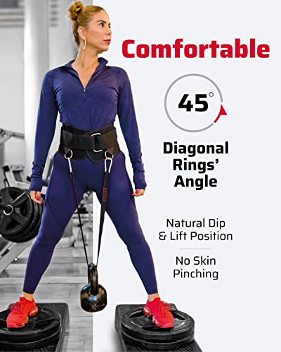 THEFITGUY Dumbbell Loading Straps Plus The Ultimate Dip Belt & Cable Attachments Gym Straps Bundle