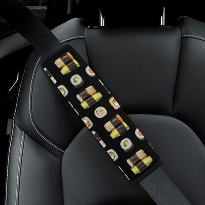 2 Pack Food Sushi Seat Belt Cover Universal Fit Shoulder Harness Cover for Girls and Boys, Car Seats Pushchair Strollers High Chair Pushchair - color: Pattern 749