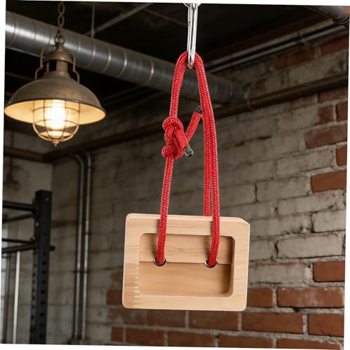 2pcs Wooden Rock Climbing Hangboard Fingerboard Training Board Portable Hand Grip and Forearm Strengthener for Climbers Indoor Outdoor Exercise