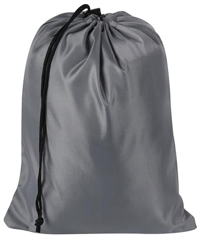 PALTERWEAR Drawstring Bag with Toggle - Nylon Cinch and Ditty Pouch Six-Pack (Gray, 9 x 12 Inch, Set of 6) - color: Gray, size: 9 x 12 Inch