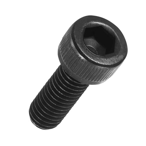 25pcs Socket Head Cap Screws - [M6-1 x 18mm] Alloy Steel Black Oxide Grade 12.9 Internal Hex Screw for 3D Printer Furniture Industrial Use, Black - size: M6-1x18mm