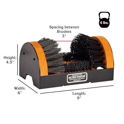 The Original Scrusher Boot & Shoe Cleaner, Durable Weather Resistant Outdoor Shoe Brush - style: Original