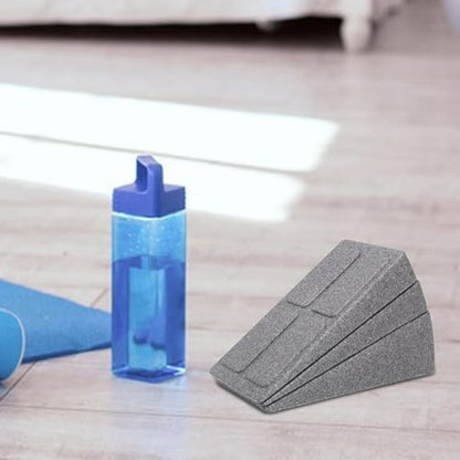 3 Pieces Brick Squat Wedge Block Foam Slant Board PETG Lightweight Cushion Reduces Injury Risk Suitable for Exercise Fitness Gym