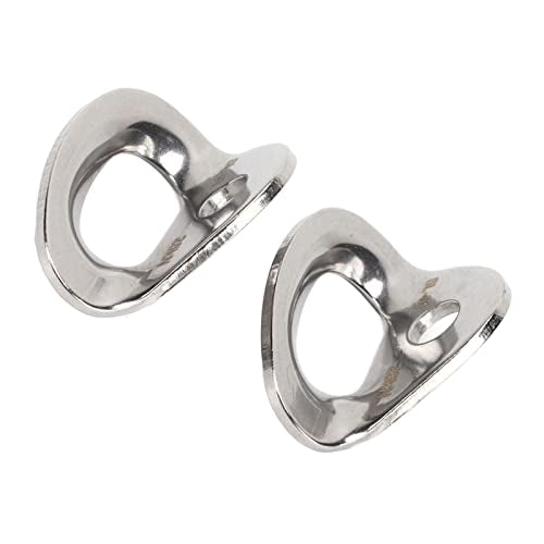 Uxsiya 2PCS Climbing Bolts Hanger 316 Stainless Steel Rock Climbing Hanger Large Bearing Capacity Anchor for Carving Aerial Work