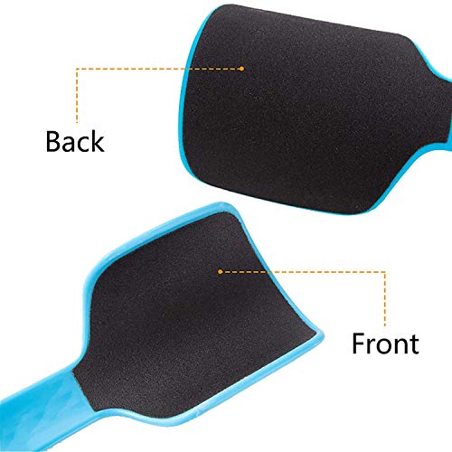 Haploon Foot File Callus Remover 4 Pcs U Shaped Curved Heel Scrubber Shaver | Double Sided Colossal Pedicure Rasp, Dead Skin Exfoliating Tool, Smooth Sole Maintenance, Home Spa Supplies, U Shaped