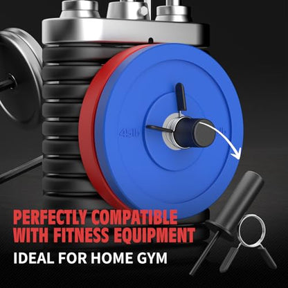 Weight Stack Pin, Gym Pin with Spring Clip Collar, Weight Pins for Weight Stack Machine, Weight Stack Extender Pin Strength Training Equipment for Commercial Gym and Home Gym - color: ‎Dia:10mm Length:110mm