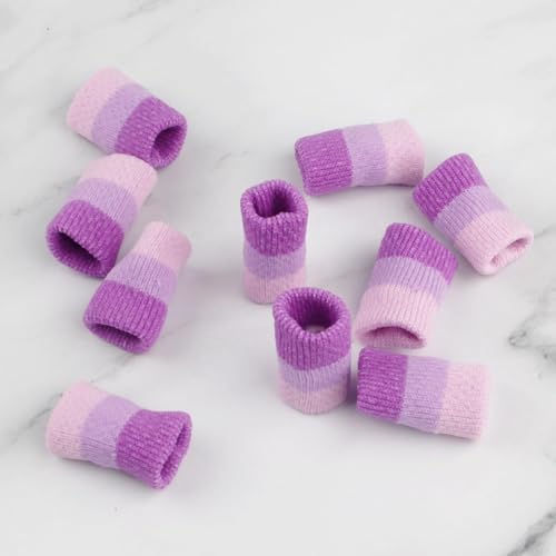 20PCS Crochet Finger Guard, 3.9-Inch Finger Covers Compression Crochet | Finger Sleeves for Knitting Finger Protector, Breathable Finger Cushion for Writing