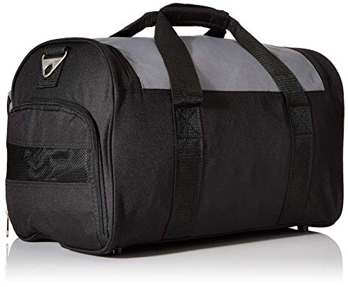 Everest Gym Bag with Wet Pocket, Dark Gray/Black - color: Dark Gray/Black