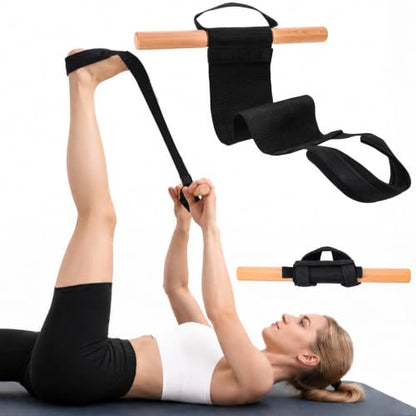 Full Body Exercise and Strengthening Device, Stretching Device for Relieving Back Pain, Plantar Fasciitis, and Hamstring Tightness - size: Large 5'9 - 6'2