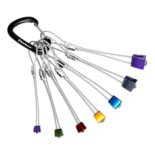 BLACK DIAMOND Classic Stopper Set #5-11, Durable Aluminum Nuts, Color-Coded | essential trad protection set, durable galvanized steel cables, versatile passive placements, material, cable - style: #5-11