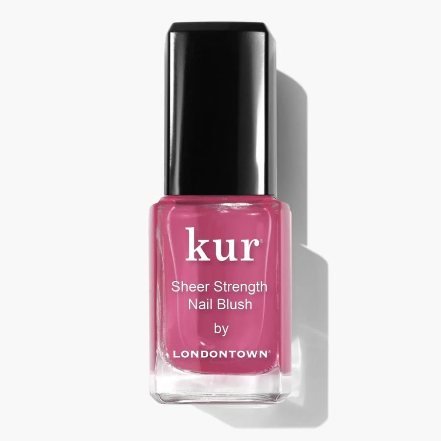 LONDONTOWN Sheer Strength Nail Blush - 2-in-1 Tinted Nail Hardener Strengthening Treatment With Jelly Finish - color: Hibiscus