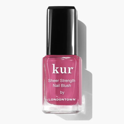 LONDONTOWN Sheer Strength Nail Blush - 2-in-1 Tinted Nail Hardener Strengthening Treatment With Jelly Finish - color: Hibiscus