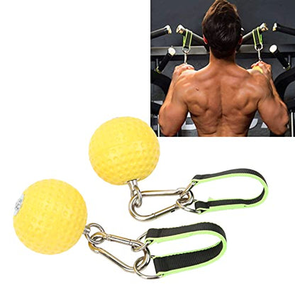 Climbing Pull Up Hand Grips Ball Set, Wireless Arm Strength Training Equipment, Non Slip PU Grip Balls with Webbing Buckle for Rock Climbing Gymnastics Parkour Fitness - size: 97mm model