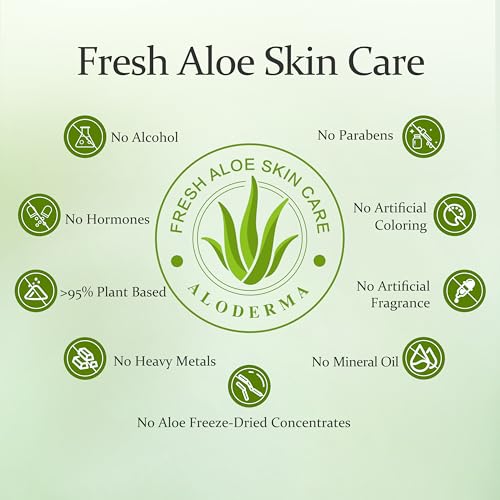 Aloderma Aloe Hydrating Hand Cream, Non-Greasy Lotion for Dry Skin, 3.5 oz | Gently scented vegan formula with shea butter, travel size 100 ml hand cream for cracked skin - ideal for office or gym use - size: 3.5 Fl Oz (Pack of 1)