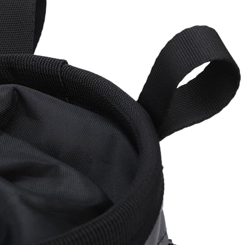 Keenso Climbing Chalk Bag, Oxford Fabric Chalk Pouch with Fleece Lining, Large Capacity, Adjustable Waist Belt, Zippered Pocket for Rock Climbing Weightlifting Gymnastics