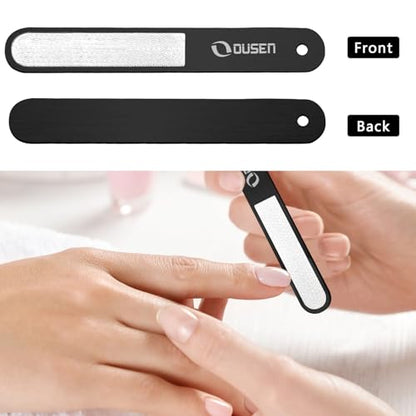Nail Clippers with Catcher - Anti Splash Wide Jaw Opening Thick Toenail Clippers for Seniors | Self-Collecting Fingernail Cutter Heavy Duty Toe Nail Clippers for Men&Women | Black | L&S - color: Black (L + S)