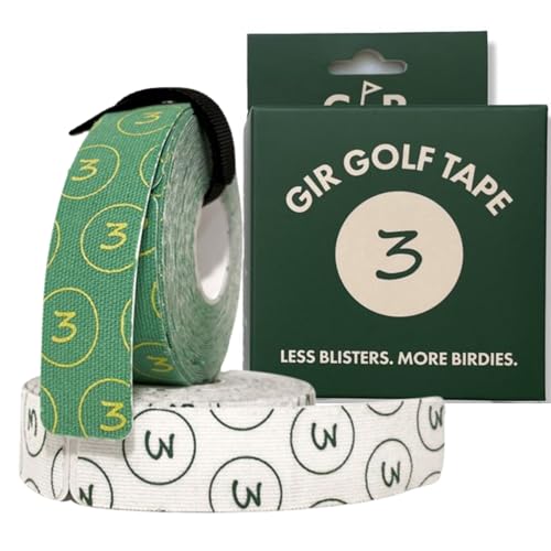 Golf Blister Tape - 2 Pack for Protection Against Blisters & Hot Spots on Hands & Fingers, Flexible, Waterproof, Pre-Cut Golf Finger Tape, Sports Athletic Tape, 4 Way Stretch - color: Masters Combo
