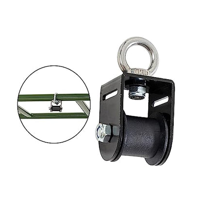 Weight Lifting Pulley Wheel Lifting Rope Pulley Loading 220lbs DIY Attachment Mute Sturdy Pull Down Wheel for Fitness Equipment Accessories - color: Ring Pulley