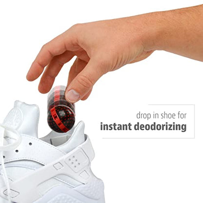 Sneaker Balls Odor-Fighting Shoe Fresheners, Eliminates Unpleasant Smells, Perfect for Sneakers, Gym Bags, Gear Bags, Drawers, Lockers, and More!, Matrix, 2 Pack - color: Matrix (Fresh & Clean), style: 2 Pack