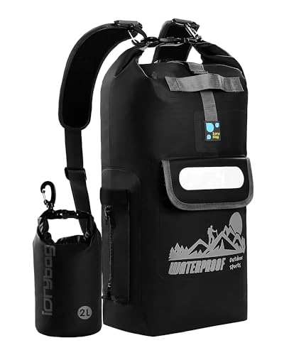 Dry Bag Backpack - color: Black, size: 40L