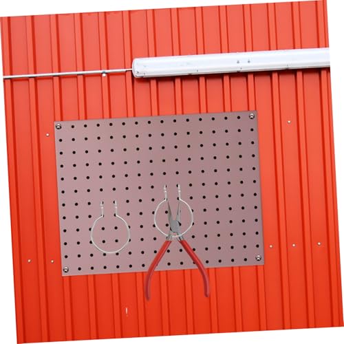 Ciieeo 10pcs Heavy Duty Metal Garage Craft Pegboard Hooks Iron Hanging Board Organizer Tool Hangers for Storage Silver
