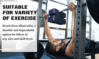 TAVIEW Bench Press Block,Bench Press Board Press Adjustable Home Gym Workout Fitness Accessories for Increase Your Bench Press - color: 2-5 Board