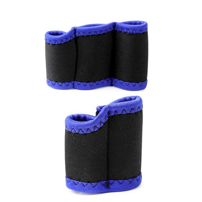 Finger Guards Protections Gear for Impacts Absorption During Highly Intensity Training for Basketball Climbing Training Fabric Finger Sleeves - color: Two fingers