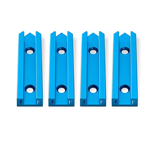 POWERTEC 71609V 3" T-Track Intersection Kit with Predrilled Mounting Holes, for Universal T Track, T Track Accessories for Woodworking Jigs and Fixtures - size: Intersection kit, 1 Set