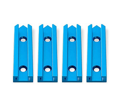 POWERTEC 71609V 3" T-Track Intersection Kit with Predrilled Mounting Holes, for Universal T Track, T Track Accessories for Woodworking Jigs and Fixtures - size: Intersection kit, 1 Set
