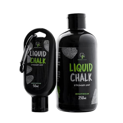 Gradient Fitness Liquid Chalk, Gym, Lifting, Rock Climbing, Pole Grip, for Weightlifting, Workout, Dry Hands Pole Grip, Hand Chalk - size: Bundle 1.69oz + 8.5oz/50ml+250ml