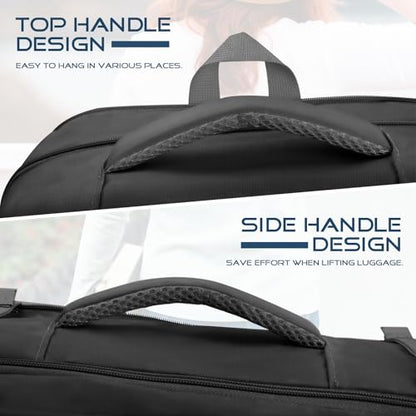 Travel Backpack, Extra Large Travel Backpack, TSA 18.4 inch Laptop Bag Flight Approved, Lightweight Business Luggage Bag, Gifts for Men Women, Black - color: Black, size: 18.4 Inches
