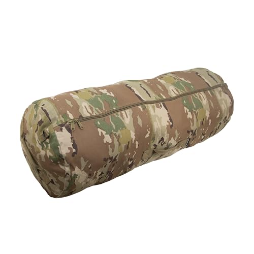 STANSPORT - Deluxe Duffel Bag With Zipper For Gym, Travel, & Storage - color: Camo, style: 42” X 15” X 15”