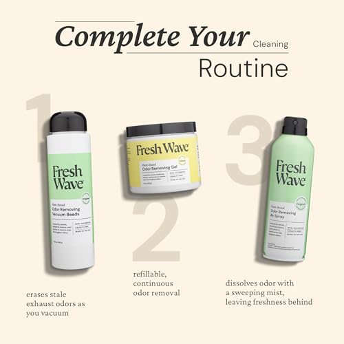 Fresh Wave Original Air Freshener Spray, 8 oz, 2-Pack Room Odor Eliminator | Non-aerosol fine mist, Plant oil formula, Paraben- and phthalate-free, Bathroom and pet area safe, Fabric and furniture use - size: 8 Ounce (Pack of 2)