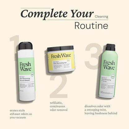 Fresh Wave Original Air Freshener Spray, 8 oz, 2-Pack Room Odor Eliminator | Non-aerosol fine mist, Plant oil formula, Paraben- and phthalate-free, Bathroom and pet area safe, Fabric and furniture use - size: 8 Ounce (Pack of 2)