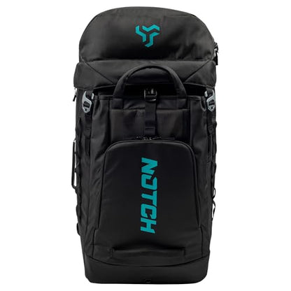 Notch Hauler Free-Standing Backpack 70 Liter Carrying Capacity, Integrated Helmet Compartment, 4 Gear Handles, Sculpted Shoulder Straps, Weather-Resistant 1680 Denier Fabric (99715)
