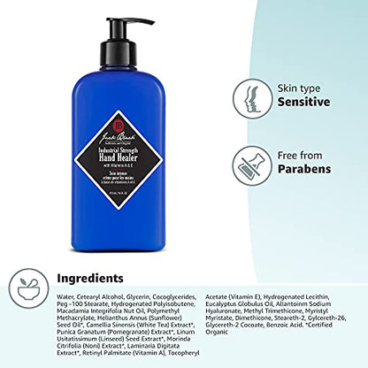Jack Black Industrial Strength Hand Healer and Lip Balm - size: 16 Fl Oz (Pack of 1)