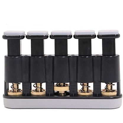 DILIMI Finger Strengthener, Guitar Beginner Exercier, Finger Trainer, Hand Grip Strength Trainer for Athletes,Musicians - color: Gray