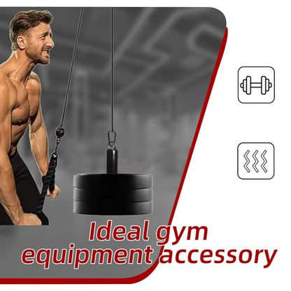 Loading Pin for Weight Plates: Weight Loading Pin with Carabiner Fit 1 inch Olympic Weight Plate for Cable Pulley LAT Pulldown - color: 2in Weight Loading Pin