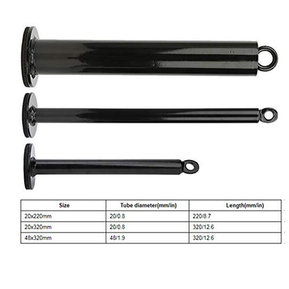 Weight Loading Pin, Fitness Equipment Accessory Olympic Weight Plate for Cable Pulley System LAT Pulldown (3 Sizes) - size: 20x220mm